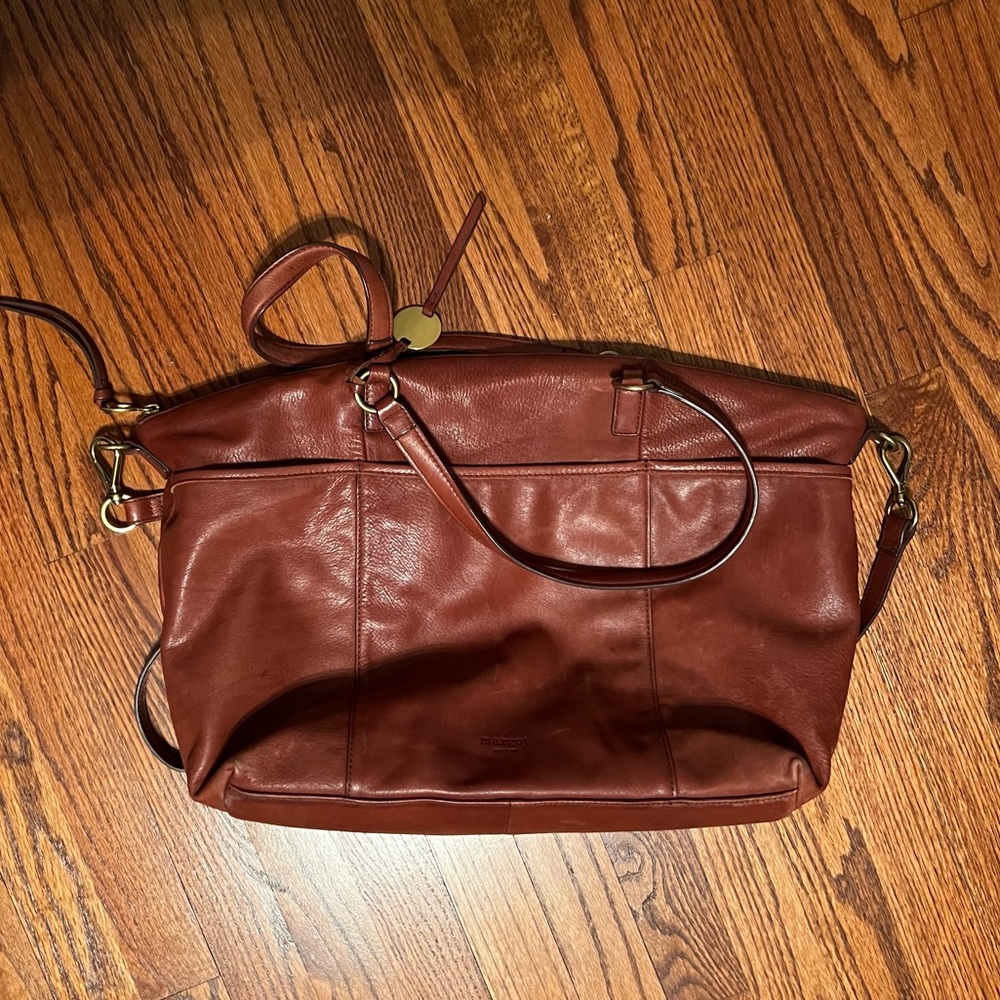 Margot Leather Overnight Bag